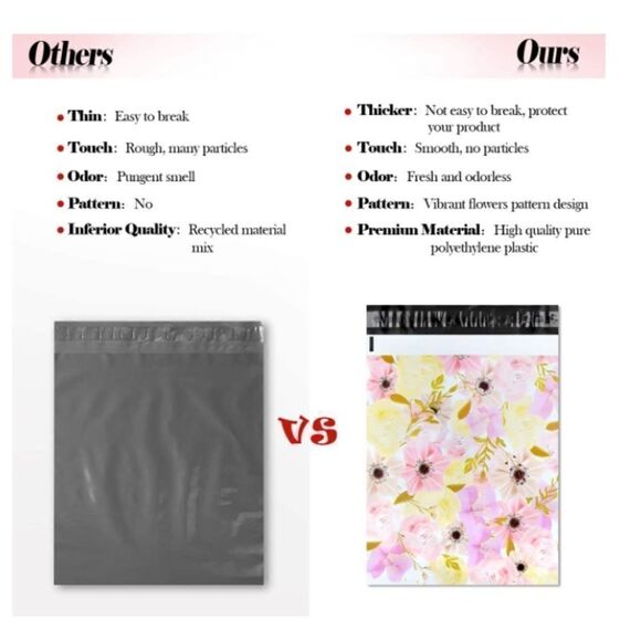 100! 10x13 Poly Mailers Shipping Envelopes Sealable
